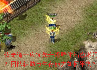 传奇道士应优先升级群体治愈术吗?团队辅助与生存能力如何平衡? 传奇道士应优先升级群体治愈术吗?团队辅助与生存能力如何平衡?