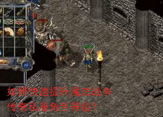 如何快速提升魔法战争传奇私服角色等级? 如何快速提升魔法战争传奇私服角色等级?