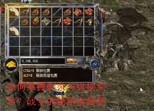 如何掌握刺杀与纵横剑术?战士的秘密全解析 如何掌握刺杀与纵横剑术?战士的秘密全解析