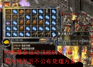 传奇曝全被动技能BUG,暴雪为何迟迟不公布处理方案? 传奇曝全被动技能BUG,暴雪为何迟迟不公布处理方案?