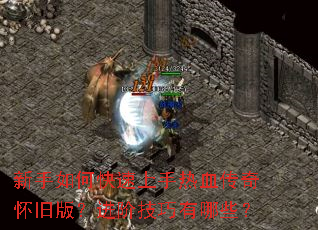 新手如何快速上手热血传奇怀旧版?进阶技巧有哪些? 新手如何快速上手热血传奇怀旧版?进阶技巧有哪些?