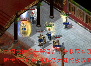 如何快速提升等级?装备获取有哪些秘诀?嘟嘟传奇2003私服玛法大陆终极攻略指南 如何快速提升等级?装备获取有哪些秘诀?嘟嘟传奇2003私服玛法大陆终极攻略指南