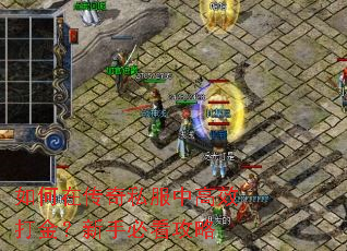 如何在传奇私服中高效打金?新手必看攻略 如何在传奇私服中高效打金?新手必看攻略