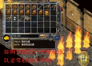 如何快速提升传奇私服OL老年机角色等级? 如何快速提升传奇私服OL老年机角色等级?