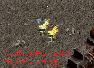 微端传奇单职业打金如何快速提升战力与收益? 微端传奇单职业打金如何快速提升战力与收益?
