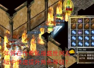 如何在传奇私服盛世网页版中快速提升角色等级? 如何在传奇私服盛世网页版中快速提升角色等级?