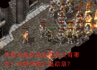 传奇私服勋章获取地点有哪些?如何快速打出勋章? 传奇私服勋章获取地点有哪些?如何快速打出勋章?