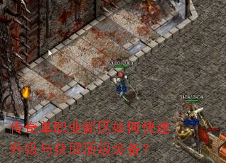 传奇单职业新区如何快速升级与获取顶级装备? 传奇单职业新区如何快速升级与获取顶级装备?