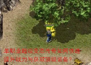 单职业超级变态传奇如何快速提升战力与获取顶级装备? 单职业超级变态传奇如何快速提升战力与获取顶级装备?