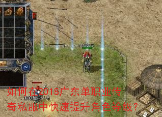 如何在2018广东单职业传奇私服中快速提升角色等级? 如何在2018广东单职业传奇私服中快速提升角色等级?
