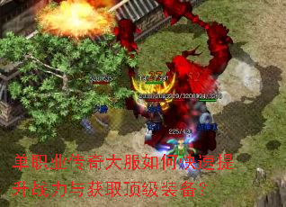 单职业传奇大服如何快速提升战力与获取顶级装备? 单职业传奇大服如何快速提升战力与获取顶级装备?