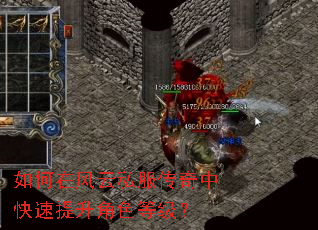 如何在风云私服传奇中快速提升角色等级? 如何在风云私服传奇中快速提升角色等级?