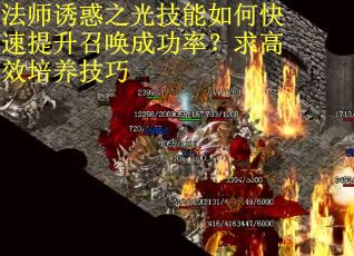 法师诱惑之光技能如何快速提升召唤成功率？求高效培养技巧