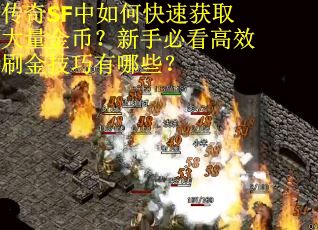 传奇SF中如何快速获取大量金币？新手必看高效刷金技巧有哪些？