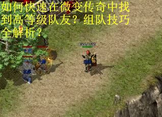 如何快速在微变传奇中找到高等级队友？组队技巧全解析？